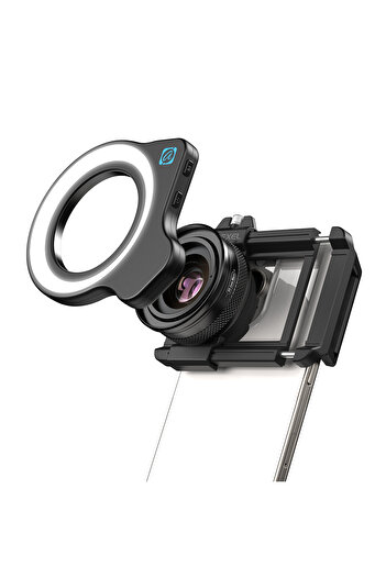 Choice macro with light APEXEL 10-20X Zoom Macro Lens HD Micro Phone Camera Lenses with LED Fill Light for