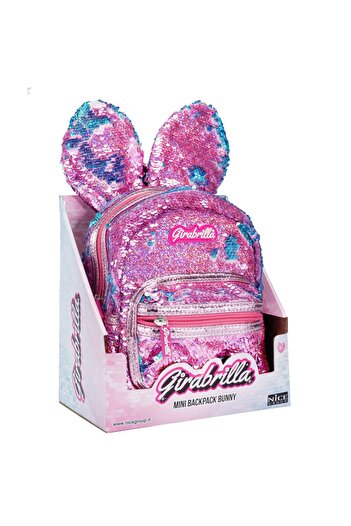 NİCE Girabrilla Bunny Backpack – Bunny model with reversible sequins