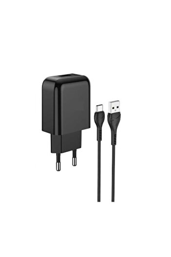 OEM Network Charger and USB-C Cable Set with Fast Charge 2.1A, Black