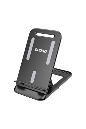 DUDAO Suport de birou pentru telefon sau tabletă, metalic, negru