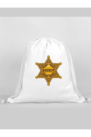 Özcan Tasarım Σακίδιο πλάτης Sheriff Printed - Αθλητική τσάντα με κορδόνια