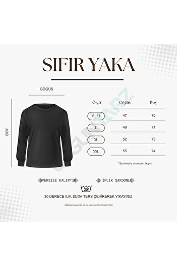 uyguntarz Φούτερ Unisex Monaco με στάμπα Oversize