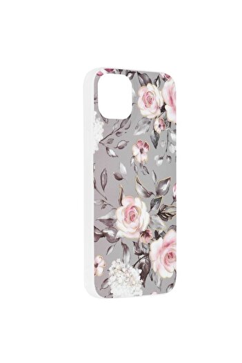 FILL Case compatible with iPhone 14 Plus, Safe Protection, X655, Plastic, Bloom of Ruth Gray