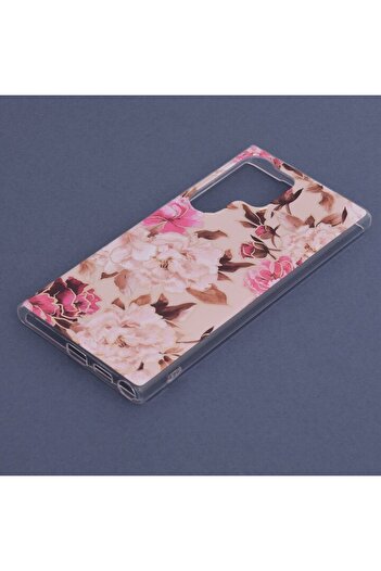 Bibilel Phone case for Samsung Galaxy S23 Ultra - Techsuit Marble Series - Mary Berry Nude