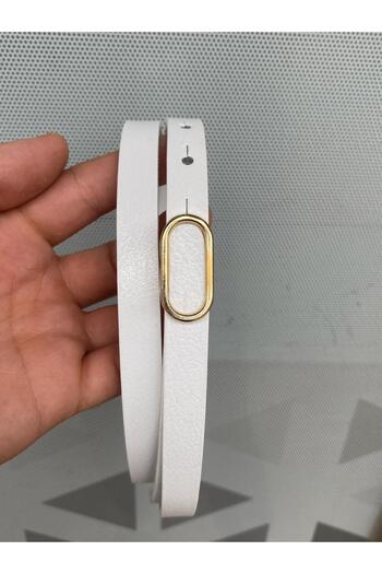 Kemerix 100% Genuine Leather Thin Women's Belt