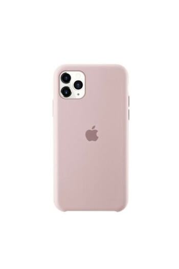 SOHO Protective back cover with Apple logo for iPhone 11 Pro, silicone, Pink