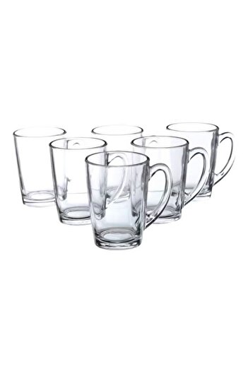Luminarc 6-Piece New Morning Cafe Mug Set Clear 320ml