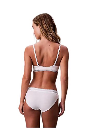 Calvin Klein Kadın Beyaz Külot LV00QF8520