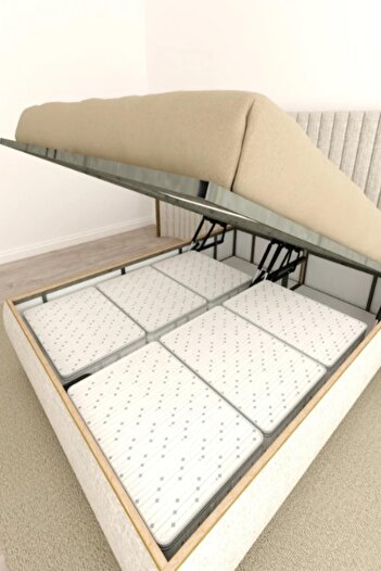 A&A White 6 Pieces Rectangular Underlayer Wide Volume Underlayer with Handles Check Yacht Clothing Organizer Storage