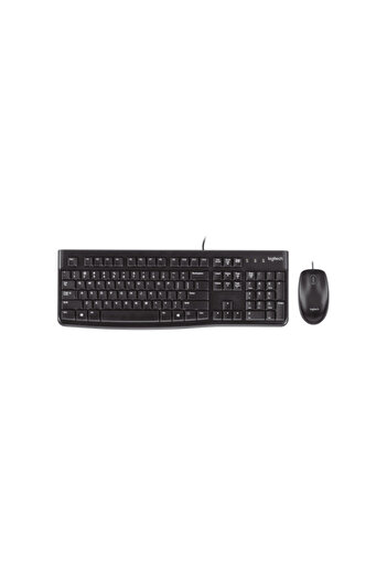 logitech لوحة مفاتيح وفأرة MK120 بتصميم عربي/إنجليزي - جرافيت