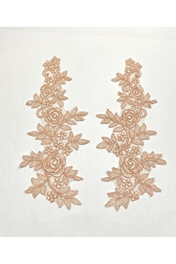 karantuhafiye Guipure Applique / 2 Pack Guipure Applique / Powder Color
