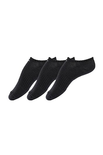 Nike , Set de sosete pana la glezna unisex, pentru antrenament Everyday Cushioned - 3 perechi, Negru