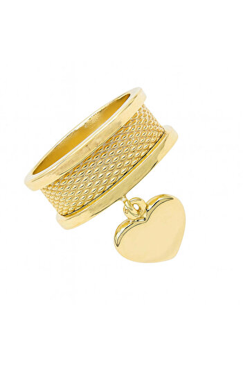 Bijuteria SORELLY Inel Aur 14k cu Charm Inima 10