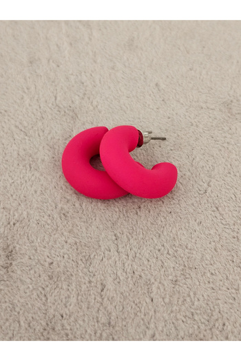 SiestaAccessories Pink Mini Hoop Earrings