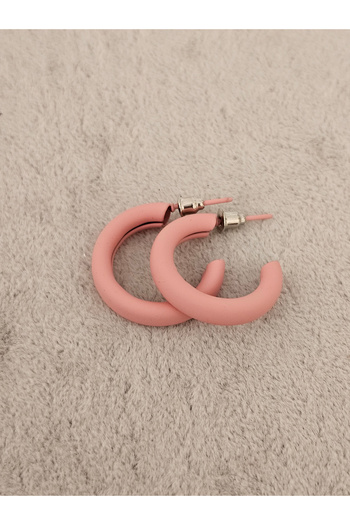 SiestaAccessories Pink Hoop Earrings