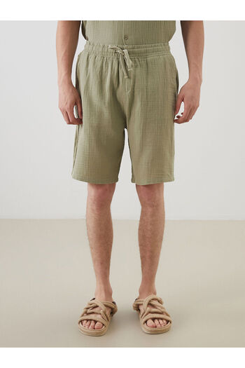 LC Waikiki Comfortable Fit Men's Muslin Shorts