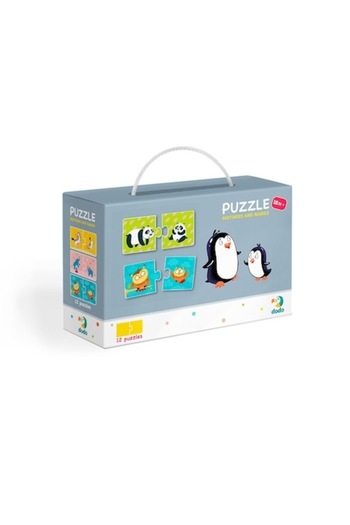 Dodo Puzzle Duo - Mother with Children, 12x2 Pieces, 2+