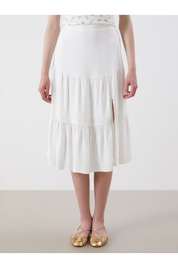 LC Waikiki Folded Skirt with Elastic Waist
