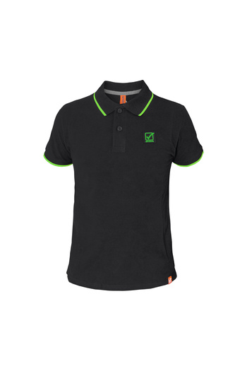 Givova Men's Cotton Short-Sleeve Polo - Black