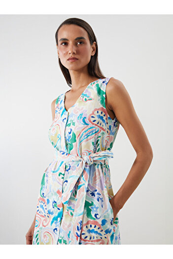 LC Waikiki Rochie cu model cu decolteu în V