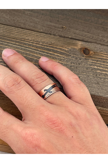 Rupen Kraft Adjustable Size Pure Copper Ring