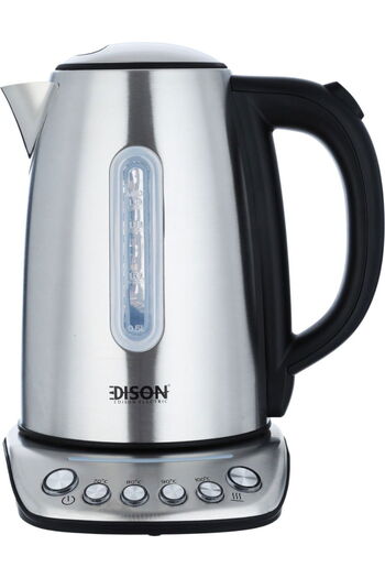 Edison Electric Kettle, 1850/2000W, 1.7L, KE4071TF-GS - Silver