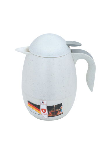 Alsaif Gallery Al-Rain Thermos, 0.9L, Glass Interior, Plastic Exterior - Pearl