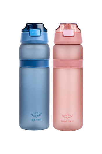 Fagel Fenix Gentian Matte 850 ml & Balas Ruby Matte 850 ml 2in1 Tritan Bottle Set