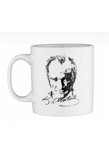 craftbaskitasarim Ataturk Printed White Mug