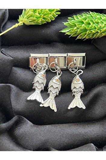 SEO JEWELRY Fish Figured Charm 9mm