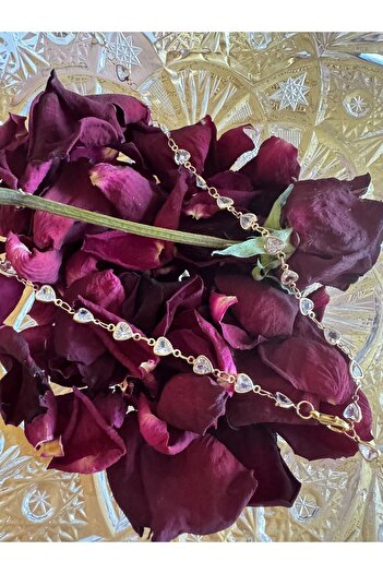 Mojo Jewellery Stylish Women's Y Necklace with White Heart Detail - Elegant and Minimalist Design