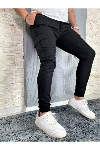 wamoss New Season Men's Jogger Cargo Pants with Elastic Waist and Cuffs Yk12