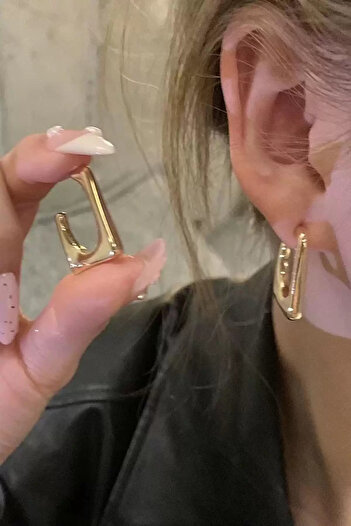 Mutenaura Minimal Design Steel Earrings