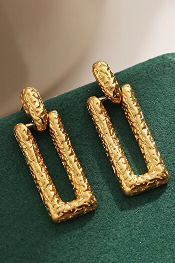 Mutenaura Minimal Design Steel Earrings