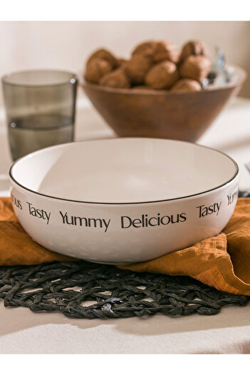 LC Waikiki Timeless Recommendations from Timeless Store |   Printed Ceramic Salad Bowl 20 cm
