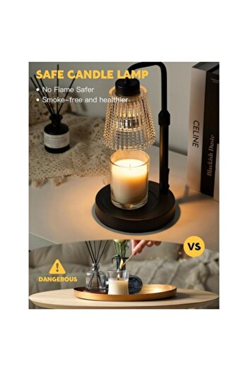 Kardett Lamp, table lamp Scented Candle Warmer with Timer, wax melting