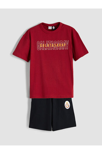 LC Waikiki Timeless Recommendations from Timeless Store |   Printed Boys' T-Shirt and Shorts 2-Pack
