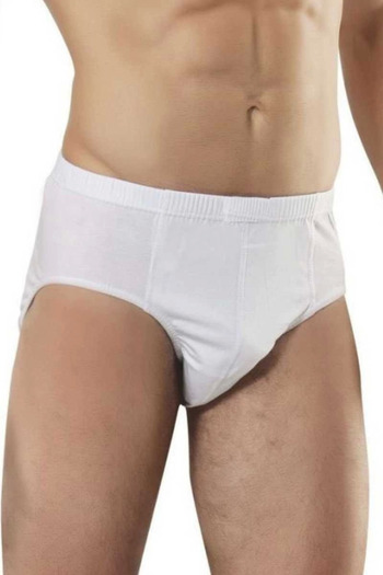 Modestia Star 401 Single Jersey Ανδρικό Slip - Λευκό - XL