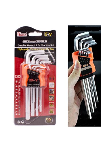 Evvano Steel Allen Set (9 Pieces)