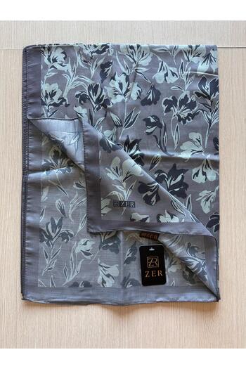 ZER Floral Motif Floral Patterned Special Design Shawl