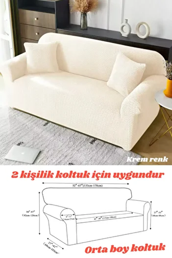 intil Seat Cover Seat Cover Two Seater 1 Piece Brick Pattern Cream Color