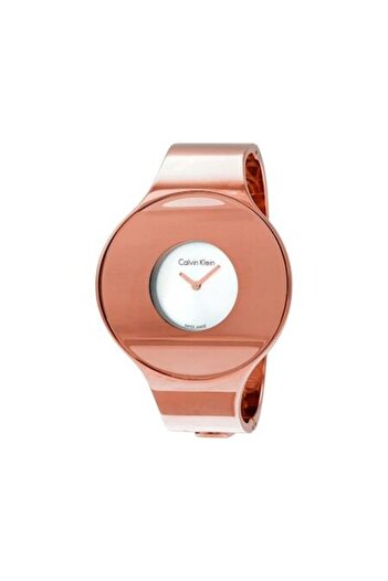 Calvin Klein Seamless Women's Watch, Gold/Rose, Round Dial, 38 mm