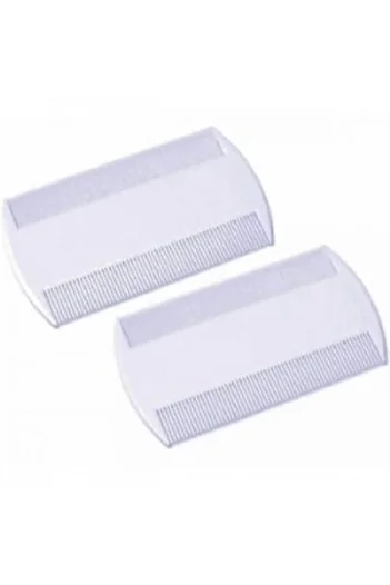 Bibilel Set 2 combs for lice, White, JMB-BBL2876