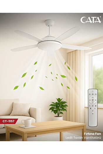 Cata 122w Fırtına Fan Led Pervane Ampul CT-1157