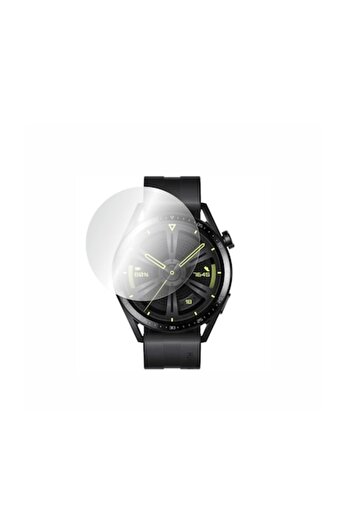 Bibilel Protective Transparent Film for Huawei Watch GT3, 46mm, with Tempered Glass