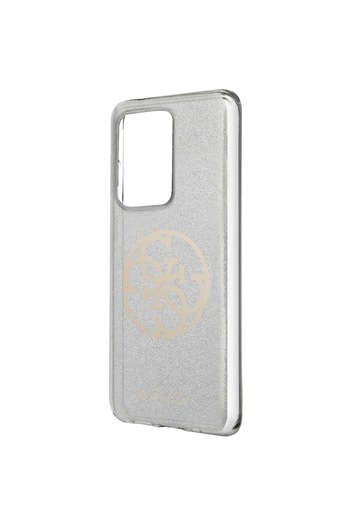 Guess Glitter Circle Kryt Case for Samsung Galaxy S20 Ultra, Grey