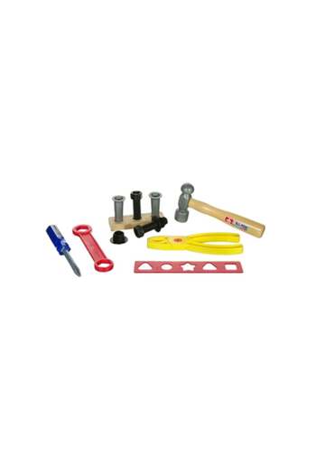 SOHO Repair Kit for Kids, 12 Plastic Tools, Multicolor