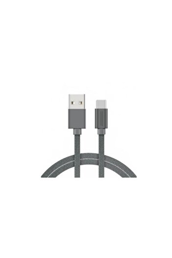 SOHO Cablu de date USB la USB-C ranforsat, 2 metri, gri