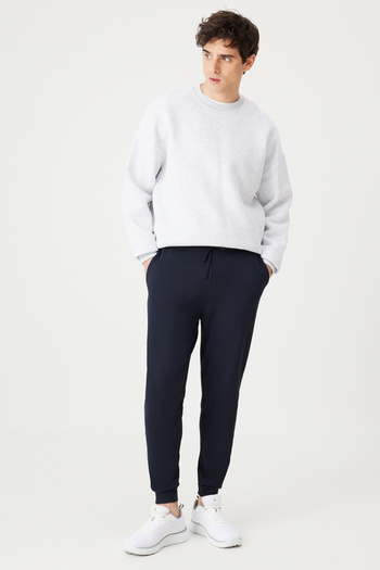 AC&Co / Altınyıldız Classics Regular Cut Jogger Men's Navy Blue Sweatpants