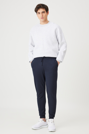 AC&Co / Altınyıldız Classics Regular Cut Jogger Men's Navy Blue Sweatpants
